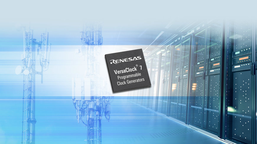 Renesas’ New Programmable Clock Generator Delivers Industry’s Best Combination of Programmability, Power, Jitter, and Size